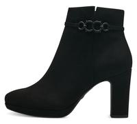 High-Heel-Stiefelette TAMARIS, Damen, Gr. 35, schwarz, Textil, unifarben, Schuhe High-Heel-Stiefelette, mit dezenter Schmuckapplikation (78588722-35)