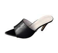 High Heels Sandalen Damen Mode Einfachheit Sandaletten Damen Einfarbig Sommerschuhe Damen Atmungsaktiv Sandalen Damen Sommer Stiletto Hausschuhe Damen Sandalen & Slides für Damen Freizeit Schuhe