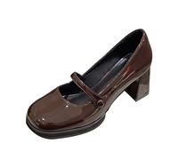 High Heels Sexy Elegant Damen Pumps Kann Beinlinien Sehr Gut Dehnen (braun,39)