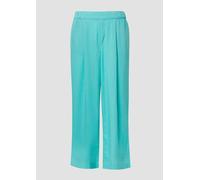 High-Rise Culotte aus Leinenmix im Relaxed Fit 38 türkis 2166422.6099.38