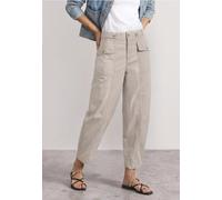 High Waist Barrel Leg Hose im Casual Fit