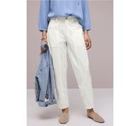 High Waist Barrel Leg Hose im Casual Fit