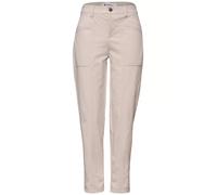 Street One High Waist Barrel Leg Hose im Casual Fit Clay Sand 40