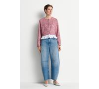 High-Waist Barrel-Leg Jeans 26/32 denim blue