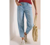 High Waist Barrel Leg Jeans im Loose Fit
