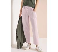 Loose-fit-Jeans CECIL, Damen, Gr. 33, Länge 28, light blush rose, Jeans, 50% Baumwolle, 48% Baumwolle, 2% Elasthan, unifarben, knöchelfrei, Jeans, High Waist (35599216-33) light blush rose