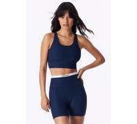 High Waist Biker Shorts Feinripp admiral - SCHIESSER Active S
