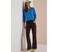 Cordhose CECIL, Damen, Gr. 34, Länge 32, braun (truffle braun), Cord, 98% Baumwolle, 2% Elasthan, unifarben, slim fit lang, Hosen Cordhose, 5-Pocket-Style (37919551-34) truffle braun