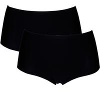 High-Waist-Hipster AFTER EDEN "UNLIMITED", Damen, schwarz, Microfaser, Obermaterial: 82% Polyamid, 18% Elasthan, clean, unifarben, körpernah, Unterhosen, One Size, hochgeschnitten (21219254-0) schwarz