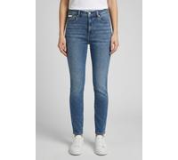 High-waist-Jeans CALVIN KLEIN JEANS, Damen, Gr. 26, Länge 32, vintage avenue, Denim/Jeans, Obermaterial: 80% Baumwolle, 12% Polyester, 6% Elastomultiester, 2% Elasthan, skinny fit lang, Jeans High-Wai