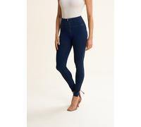 High-waist-Jeans FREDDY, Damen, Gr. XL (42), N-Gr, blau (dunkelblau), Denim/Jeans, Obermaterial: 84% Baumwolle, 16% Elasthan, skinny fit lang, Jeans High-Waist-Jeans, mit Reißverschluß (52925521-XL) d