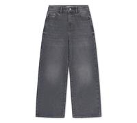 High-waist-Jeans LEVI'S KIDS "LVG HIGH RISE BAGGY", Mädchen, Gr. 14 (158), N-Gr, chalk board, Denim/Jeans, Obermaterial: 69% Baumwolle, 26% Polyester, 4% Viskose, 1% Elasthan, Jeans High-Waist-Jeans,