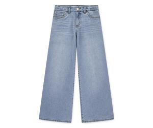High-waist-Jeans LEVI'S KIDS "LVG HIGH RISE BAGGY", Mädchen, Gr. 6 (116), N-Gr, this and that w, o destruction, Denim/Jeans, Obermaterial: 69% Baumwolle, 26% Polyester, 4% Viskose, 1% Elasthan, Jeans