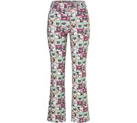 High-waist-Jeans MAC "DREAM KICK", Damen, Gr. 34, Länge 27, pug print, Denim/Jeans, Obermaterial: 88% Baumwolle, 8% Elastomultiester, 4% Elasthan, bedruckt, lang, Jeans High-Waist-Jeans, mit Allover-P