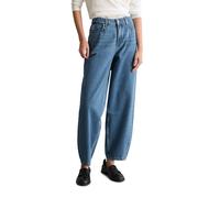 Marc OߴPolo Denim Damen Jeanshose Cropped Barrel-Jeans, Blau (Medium Blue Multi 51), W27/L30