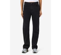 Noisy May Damen Nmmonica Hw Straight Jean Black Noos, Black Denim, 28W / 32L EU