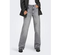 ONLY Jeans Juicy mit weitem Bein in Grau W34 / L32 Loose Fit