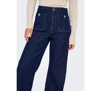 ONLY Female Jeans mit weitem Bein ONLMADELINE Hohe Taille Weiter Beinschnitt Jeans