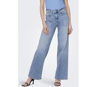 Only Jeans ONLMADISON CRO371 High Waist Wide Leg Damen Blau XL/L32