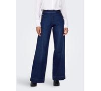 ONLY Female Jeans mit weitem Bein ONLMADISON Hohe Taille Weiter Beinschnitt Jeans