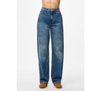Pieces Kate Mb Straight Fit Hochtaillierte Jeans 32 Medium Blue Denim