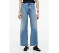 High-waist-Jeans TOMMY HILFIGER "WD LG NEW DOREEN LT HW ANKL", Damen, Gr. 32, Länge 30, blau (new doreen light), Denim/Jeans, Obermaterial: 98% Baumwolle, 2% Elasthan, unifarben, weit knöchellang, Jea