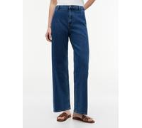 High-waist-Jeans TOMMY HILFIGER "WIDE LEG RIAN HW ANKLE", Damen, Gr. 26, Länge 30, rian, Denim/Jeans, Obermaterial: 99% Baumwolle, 1% Elasthan, unifarben, lässig geschnitten knöchellang, Jeans High-Wa