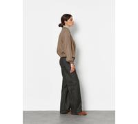 High-waist-Jeans TONI "Liv New Wide", Damen, Gr. 23, K-Gr, schwarz (espresso), Denim/Jeans, Obermaterial: 88% Baumwolle, 10% Polyester, 2% Elasthan, unifarben, regular fit lang, Jeans High-Waist-Jeans