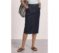 High Waist Midirock mit Gürtel