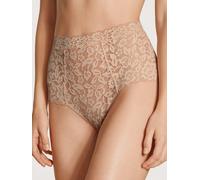 CALIDA Natural Comfort Lace Slip Damen, High-Waist mit extrabreitem Bund
