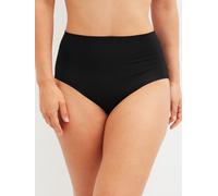 High-Waist-Slip CALIDA "Natural Skin", Damen, Gr. S (40/42), schwarz c2c, Interlock, Obermaterial: 83% Modal (TENCEL™), 17% Elasthan, körpernah, Unterhosen, mit hohem Bund, flache Abschlüsse, Interloc