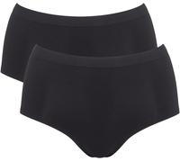 High-Waist-Slip SLOGGI "GO Sense", Damen, Gr. L, schwarz, Single Jersey, Obermaterial: 89% Modal, 11% Elasthan, Unterhosen, Santoni Rundstrick (64782901-L) schwarz