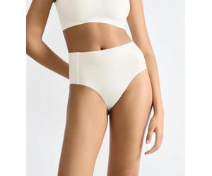 High-Waist-Slip SLOGGI "ZERO Feel 2.0", Damen, Gr. XXL, weiß (silk weiß), Jersey, Obermaterial: 76% Polyamid, 24% Elasthan, körpernah, Unterhosen, feine Mikrofaser, atmungsaktiv, mit hoher Taille, ult