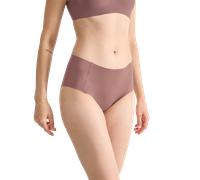 High-Waist-Slip SLOGGI "ZERO Feel 2.0 High waist", Damen, Gr. M, braun (cacao), Single Jersey, Obermaterial: 76% Polyamid, 24% Elasthan, körpernah, Unterhosen, nahtlos und unsichtbar (47175350-M) caca