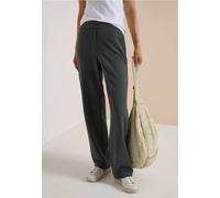 Dehnbund-Hose CECIL, Damen, Gr. XL, Länge 32, easy khaki, Stoff, 61% Viskose, 32% Polyamid, 7% Elasthan, unifarben, loose fit lang, Hosen, softer Materialmix (90449943-XL) easy khaki