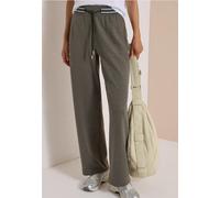 Cecil Damen High Waist Straight Leg Hose mit Dessin 3819221