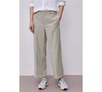 High Waist Wide Leg Hose mit Knopfdetail