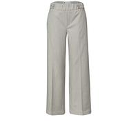 Stoffhose STREET ONE, Damen, Gr. 44, Länge 28, smoke beige, Web, 54% Baumwolle, 40% Viskose, 6% Elasthan, unifarben, comfort fit normal, Hosen Stoffhose, High Waist (35817418-44) smoke beige