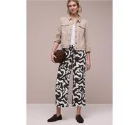 High Waist Wide Leg Hose mit Print