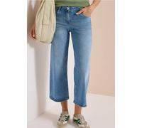 Slim-fit-Jeans CECIL, Damen, Gr. 32, Länge 26, blau (authentic used wash), Jeans, 78% Baumwolle, 20% Polyester, 2% Elasthan, unifarben, 7/8-Länge, Jeans Slim-fit-Jeans, 5-Pocket-Style (18597808-32) au