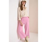 High Waist Wide Leg Sweathose im Washed-Look