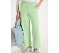 Stoffhose CECIL, Damen, Gr. XL, Länge 28, juicy lime, Web, 100% Baumwolle, unifarben, loose fit knöchelfrei, Hosen Stoffhose, im Loose Fit (51535264-XL) juicy lime