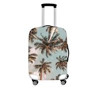Highdi 18-32 Zoll Kofferschutzhülle, Elastisch Kofferhülle Palmen-Druck Reisekoffer Hülle Trolley Case Schutzhülle, Waschbare Luggage Cover Staubdichte Kofferbezug (Palmen 1,XL)