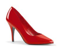 Higher Heels PleaserUSA Damen Pumps Vanity-420 Lack rot Gr.46