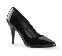 Higher Heels PleaserUSA Damen Pumps Vanity-420 Lack schwarz Gr.43