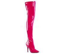Higher Heels PleaserUSA Overkneestiefel Seduce-3000 hot pink Gr.38 EU