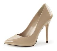 Higher Heels PleaserUSA Pumps Amuse-20 Lack Creme Gr.39