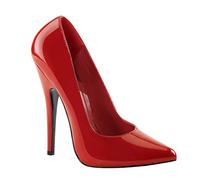 Higher-Heels PleaserUSA Pumps Domina-420 Lack rot Gr. 40