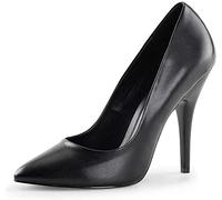 Higher-Heels PleaserUSA Pumps Seduce-420 Mattschwarz Gr.41,5