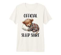 Highland Cow, Nachthemd, Nachthemd, offizielles Sleepshirt, Schlafanzug Premium T-Shirt
